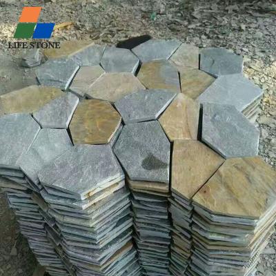 China Cheap Contemporary Slate Slabs Patio Paver Stones For Sale for sale