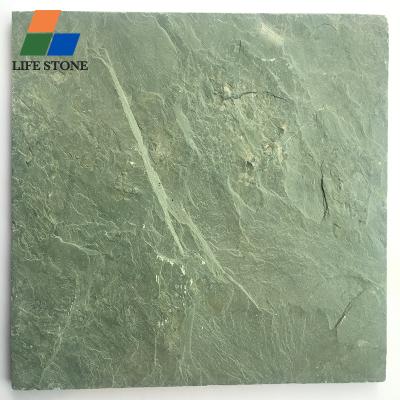 China Wholesale Green Natural Farm Stones Tiles Slate Floor Slab for sale