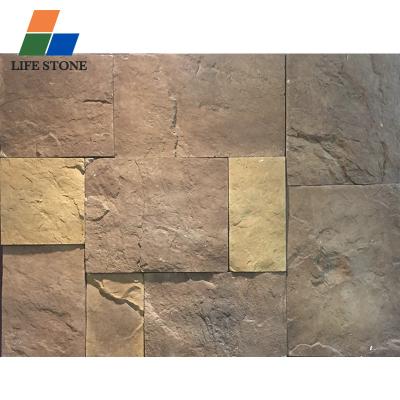 China Wholesale Exterior Wall Decor Faux Wall Stone Panel for sale