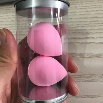 China Free Shipping Medium Size Makeup Blender Sponge Latex Makeup Sponge Black Pink Black Retail Custom Packaging Private Label for sale