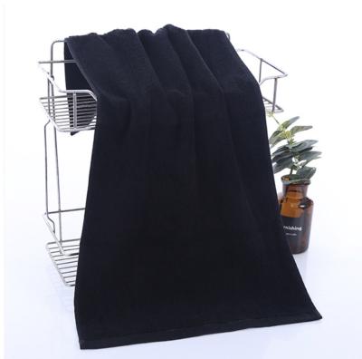 China Other Black Microfiber Face Towel Cosmetics Makeup Tools Towels Private Logo Embroidery for sale