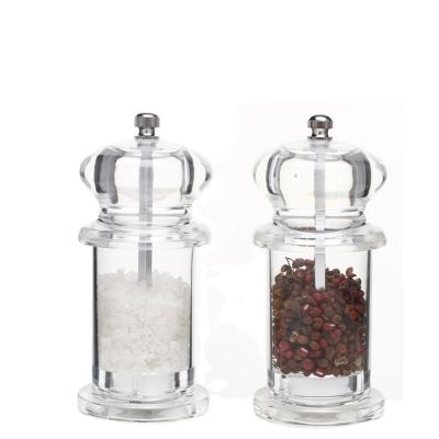 China Sustainable Acrylic Pepper Grinder And Salt Mill Item No.kk-113 for sale