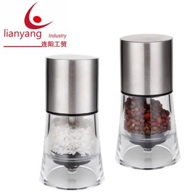 China Sustainable /salt grinder machine and pepper grinder set /salt pepper mill for sale