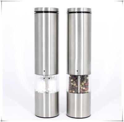 China Sustainable Full Automatic Electric Grinder Stainless Steel Western Tabletop Condiment Powder Bottle for sale