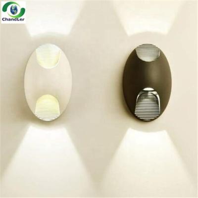 China Modern SUPPLIER 6W Up Down Light Outdoor Porch Lights Outdoor Led Wall Light 2YEAR GUARANTEE for sale