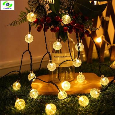 China Home/Hotel/Shopping/Other Holiday Decorations Bolylight Supplier Led Crystal Ball Solar String Lights Holiday Party Decoration 100LED 12M for sale