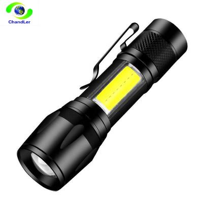 China Cheap Price Mini Rechargeable Aluminum Focus Telescopic Zoom Torch Light COB XPE LED Outdoor Camping Rise Flashlight for sale