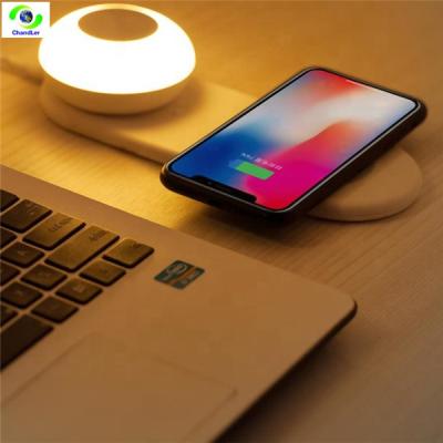 China Modern SUPPLIER LED Night Light with Wireless Charger, Small Wall Touch Control Light Bedside Light, for Bedroom Wardrobe Kids for sale