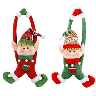 China COTTON Christmas Curtain Buckle Tieback Cartoon ELF Doll Curtain Hook Tieback Buckle Clip For Living Room Home Decor for sale