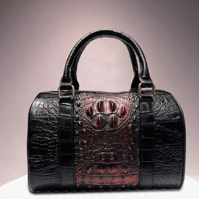 China European fashion crocodile pattern autumn and winter ladies new leather and American fashion handbags for sale