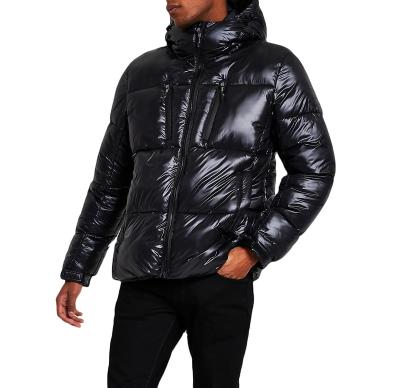 China Waterproof Winter New Look Men Down Coat in Black for sale