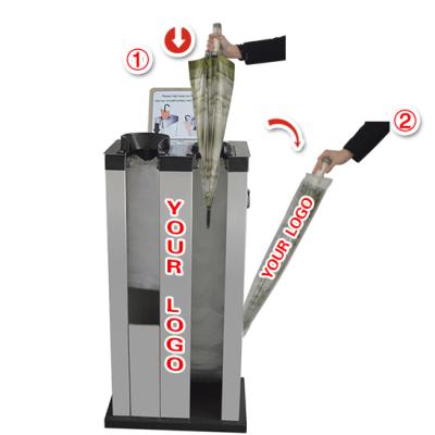 China Cost-effective Commercial Automatic Stainless Steel Business Opportunity Wet Umbrella Wrapping Machine for sale