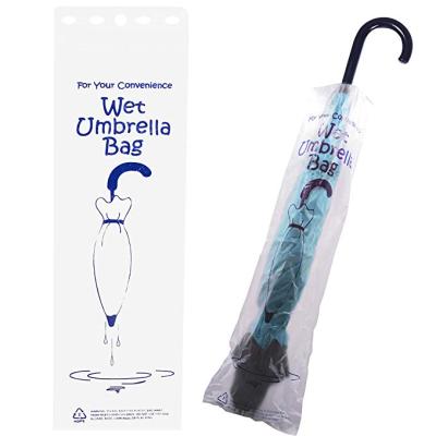 China BIODEGRADABLE Small Business Ideas Wrapped Wet Umbrella Biodegradable Plastic Wet Bag for sale