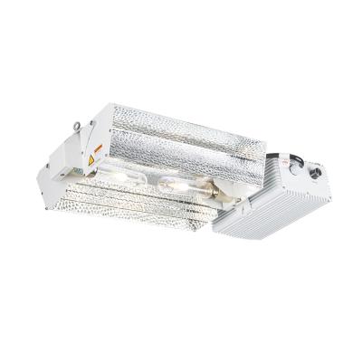 China Hydroponics 3-Mode Adjustable Double Ended DE CMH 630W Grow Light Fixture with Grow Ballast for sale