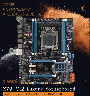 China Newest x79 Desktop ECC&Non-ECC® RAM supported lga2011 motherboard for sale