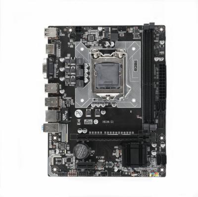 China Best Price LGA1155 DDR3 Desktop Ram Supported H61 PC Motherboard for sale