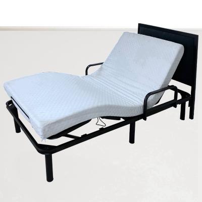 China Foldable Adjustable Luxury Metal Bed Frame For Home Use for sale