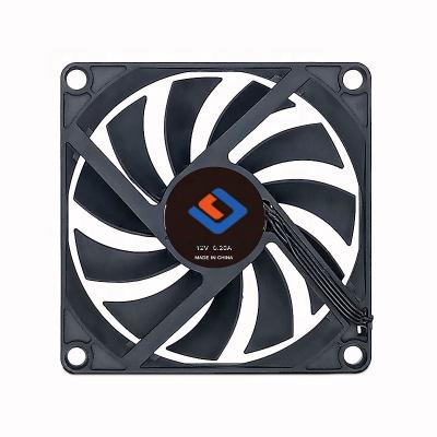 China New 80x80x10mm Computer PC Pin 80x80x10mm Computer Case Fan 12V 4 Brushless Fan 8010 CPU System Heatsink For Computer for sale