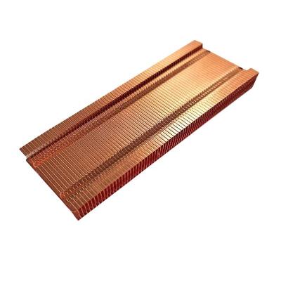 China Computer Case CPU Copper Fin Heatsink For Ultra Thin Laptop Fin Heatsink Module for sale