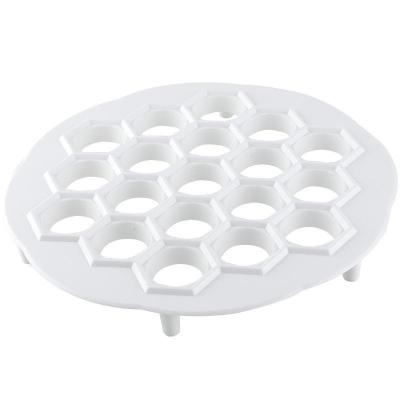 China Viable Kitchen Supplies 19 Holes Creative Dumpling Maker Quick Food Grade Dumpling Mold Dumpling Artifact for sale