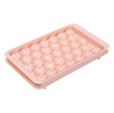 China Factory viable wholesale with lid 33 lattice ice mold household spherical circular ice box creative ice maker for sale