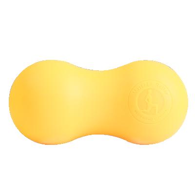 China Customizable Silicone LOGO Peanut Ball Release Peanut Ball Silicone Fitness Massage Ball for sale