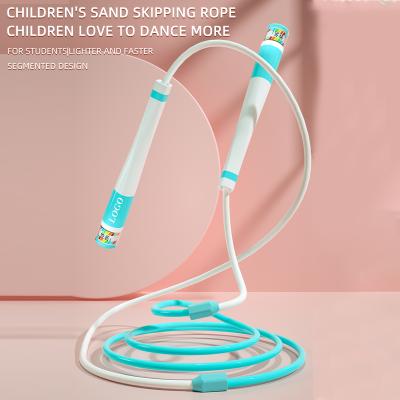 China 2022 Sports Flexible Healthy Life Sand Learning Style Jump Rope No Knots Unisex Fancy Jump Rope Protective Device For Kids Adults for sale