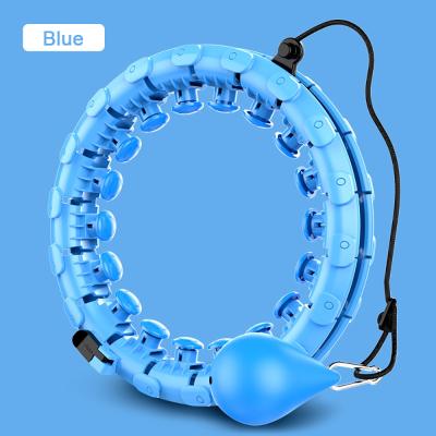 China Home Exercise Fitness Hoola Smart Adjustable Detachable Circle Manufactures Polynesian Dance Ring Circle With Counter for sale