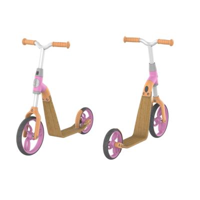 China New Child Design 2 In 1 3 Wheel Children Scooter / Rotating Wooden Balance Bikes for sale