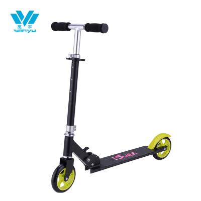 China PU FCCA Factory 145mm Two Wheel Kick Board Scooter For Kids With Suspension Best Sellers In Europe for sale