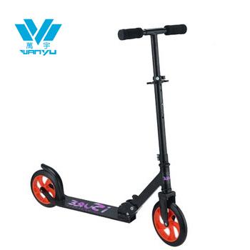 China China Price Youth Christmas Adult Toys 2 Wheel Adjustable Height PU Fast Foldable Scooter for sale