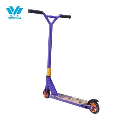 China PU Wheel 100mm Aluminum CASCADE SCOOTER Freestyle Ride Scooter for sale