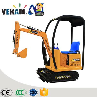 China Children over 3 years old and adults factory direct sale kids excavator plaza park amusement equipment outdoor amusement excavator for sale