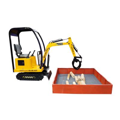 China Kids Over 3 Years Old and New Adults Children Amusement Equipment Toy Excavator Model Grab Wooden On Sale With Factory Price for sale