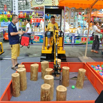 China 360/180/90 Hot Sale 360//180 /90degree Spinning Kids Mini Hydraulic Wooden Grabber For Fun for sale