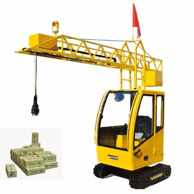 China Playground Tower Crane For Kids , Coin Operated Machine For Kids Tower Crane for sale