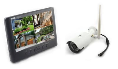 China Digital Wireless Wide Hi - Definition DVR Security System Kit With Night Vision Cam for sale