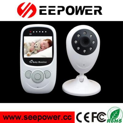 China Portable drahtloser Baby-Monitor mit 2,4 Zoll Digital mit 7 Stücken LED, Temperatur-Entdeckung, Wechselsprechanlage zu verkaufen