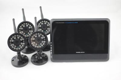 Chine 2.4GHz protègent 4 le système de sécurité contre les intempéries du canal DVR, quatre système de sécurité de l'appareil-photo DVR à vendre