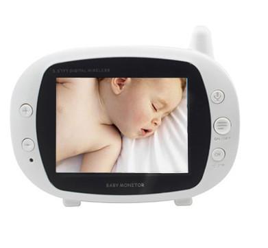 China Family Cordless Video Visual baby monitor with night vision + flash light function for sale