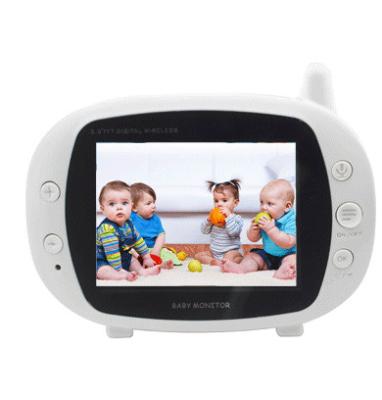 China RGB full color screen LCD Baby Monitor With Night Vision + temperature display for sale