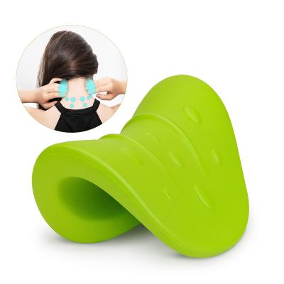 China Hot Selling Therapy Neck Massage Pillow Neck and Shoulder Relax Cervical Traction Device Chiropractic Pillow Neck Massager Pillow for sale