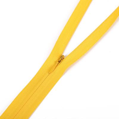 China New trend viable factory selling high quality nylon zipper for dress skirt skirt tear drop invisible long chain zipper for sale