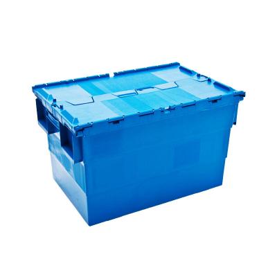 China Moisture-proof and corrosion resistant Eco-friendly Plastic Turnover Box Storage Tool Box Slant-plug Logistics Box for sale