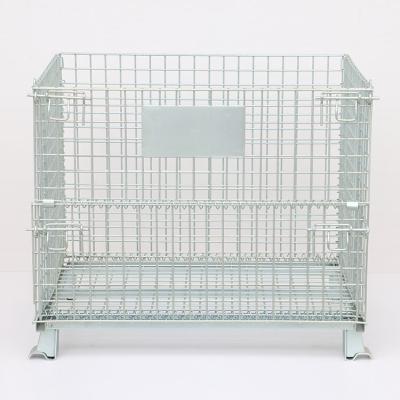 China Foldable High Stability Stackable Heavy Duty Storage Cages Shelves Cage Storage Cabinet for sale