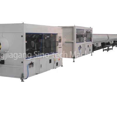 China PIPE Single Screw Plastic Extruder HDPE Pipe Polyethylene Tube Making Production Line for sale