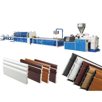 China Plastic PVC Profile PVC UPVC Window Door Sash Frame Profile Extruder Machine Production Line for sale