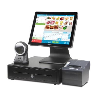 China Suppermarkets high quality screen15 inch single touch pos terminal pretty for sale