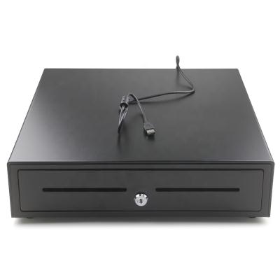 China Cash Box Suction USB Cash Drawer 405 Lock (W)*420(L)*100(H)mm for sale