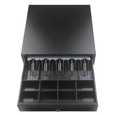 China Hot Selling POS RJ11 Cash Drawer With 5 Pieces Cash Box 405 Bills 8(W)*420(L)*100(H)mm for sale